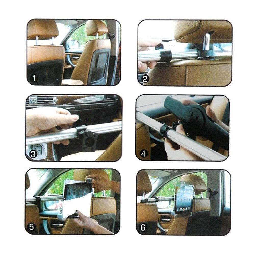 Universal Surfplattehållare för Bil 7-12" - Silver / Black