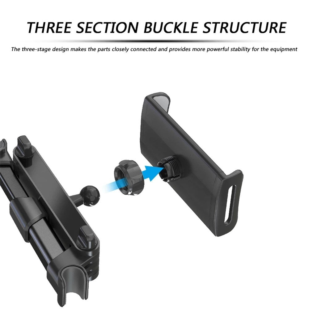 Backseat Bilfäste för Bilens Nackstöd - Max Mobil: 195mm x 100mm - Röd