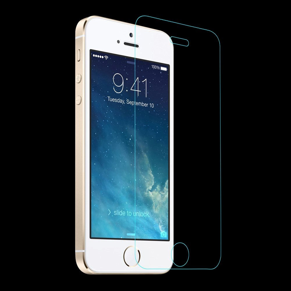 iPhone SE / 5 / 5S / 5C Skärmskydd Härdat Glas - Skalvänligt - Transparent