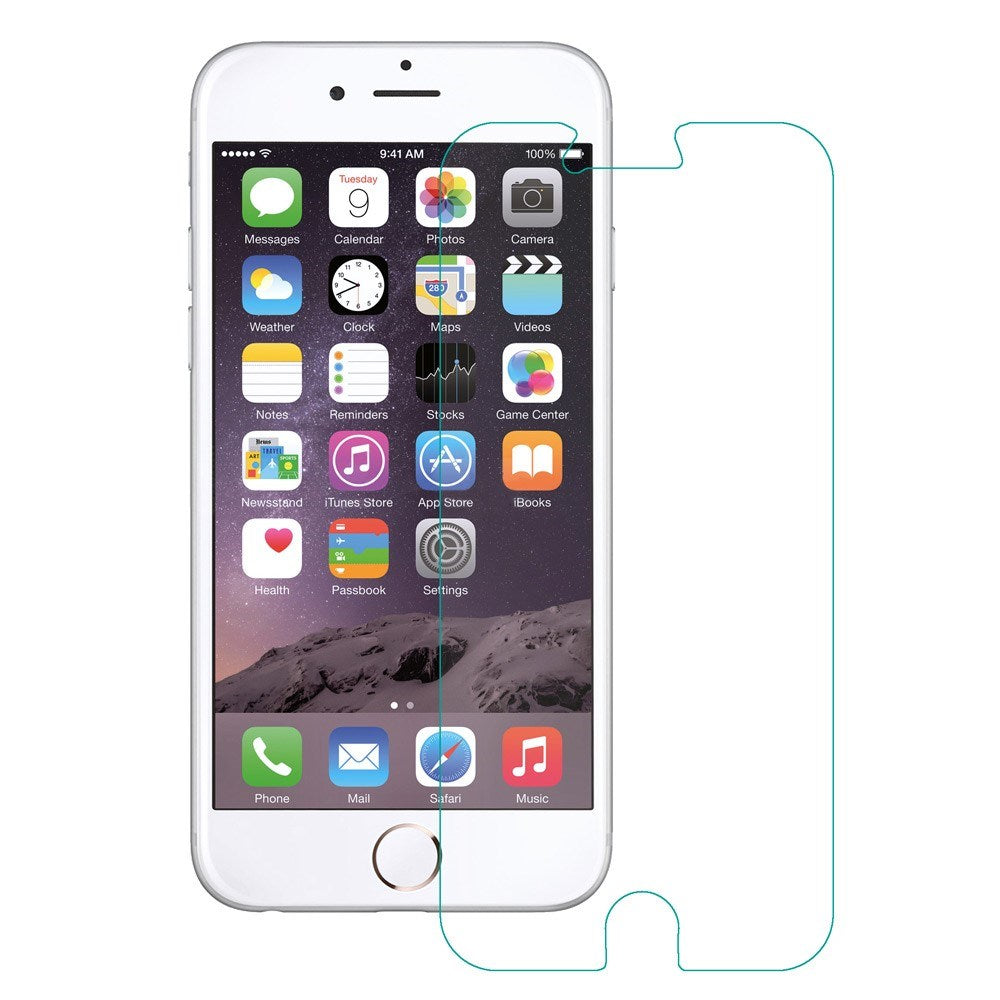 iPhone 6 / 6s Härdat Glas Skärmskydd - Genomskinlig