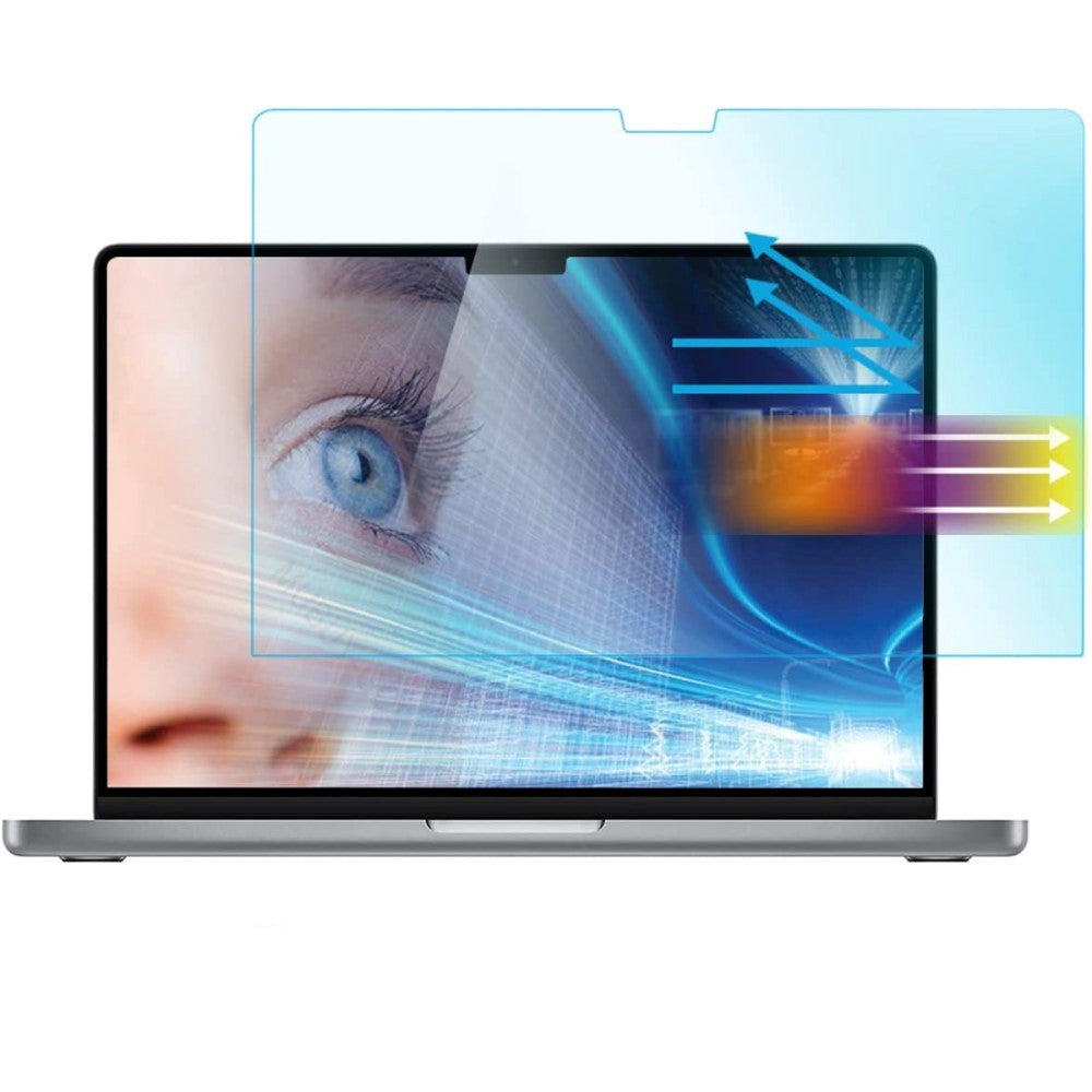 MacBook Pro 14 M5/M4/M3/M2/M1 (2025-2021) Arc Edge Skärmskydd Härdat Glas - Transparent