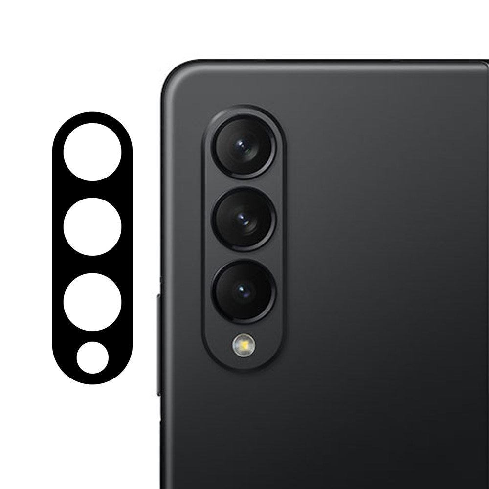 Samsung Galaxy Z Fold3 (5G) Härdat Kameralinsskyddsglas - Svart