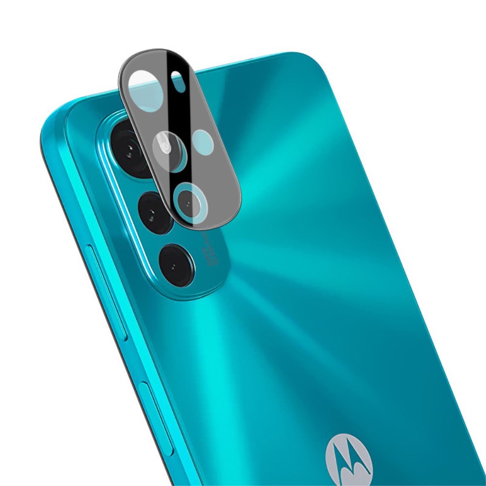 Motorola Moto G22 IMAK Protective Glass for Camera Lens - Svart ram