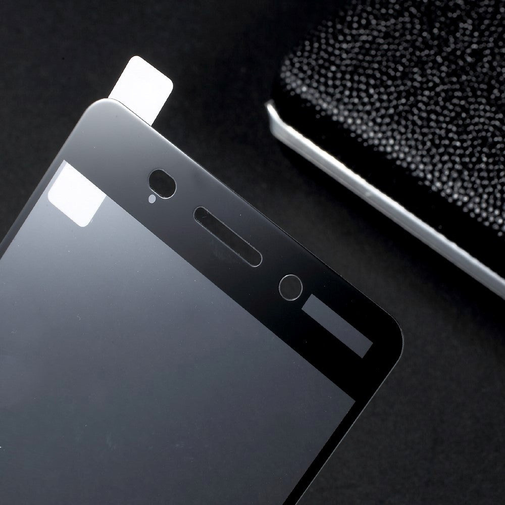 Nokia 6 Full Coverage Skärmskydd Härdat Glas - Svart