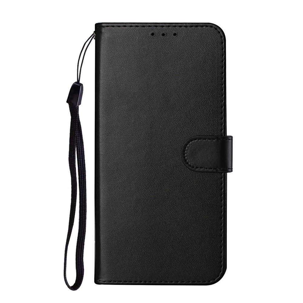 EIDERWOOD OnePlus 8T Konstläder Fodral med Rem & Korthållare - Svart
