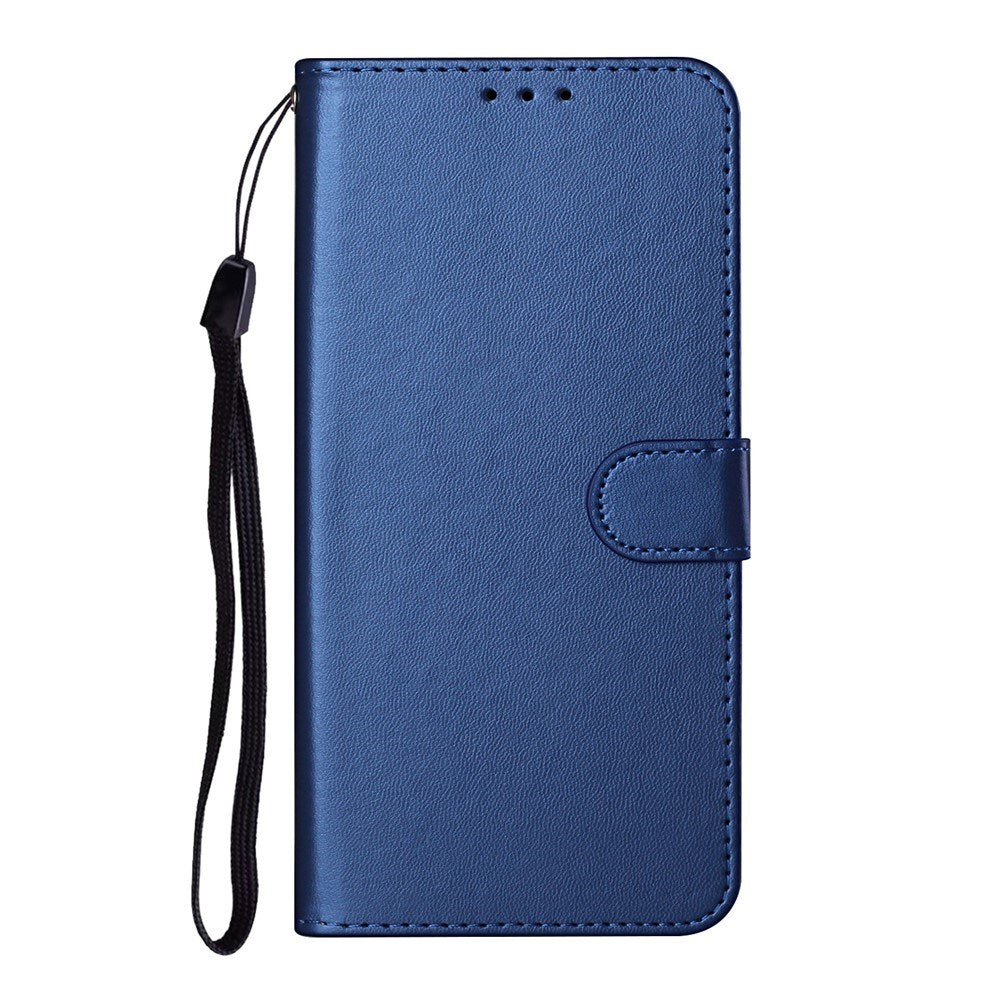 EIDERWOOD OnePlus 8T Konstläder Fodral med Rem & Korthållare - Blå