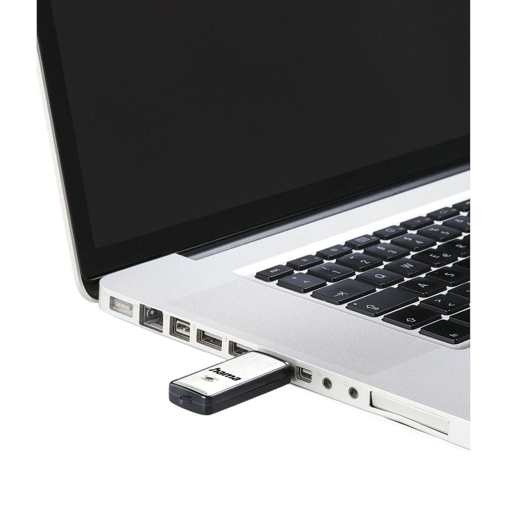 HAMA 32GB USB-Minne 2.0 - 10MB/s - Silver / Svart