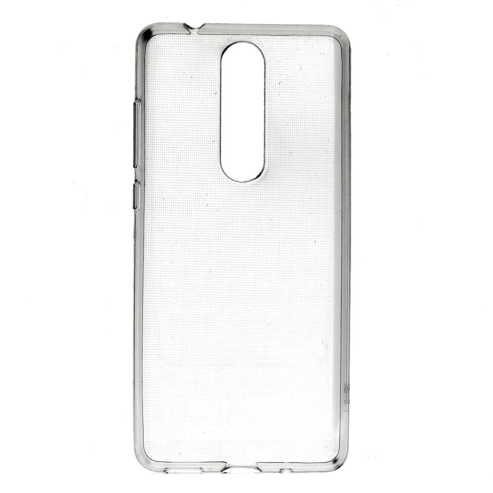 Nokia 5.1 Flexibelt plastskal Transparent