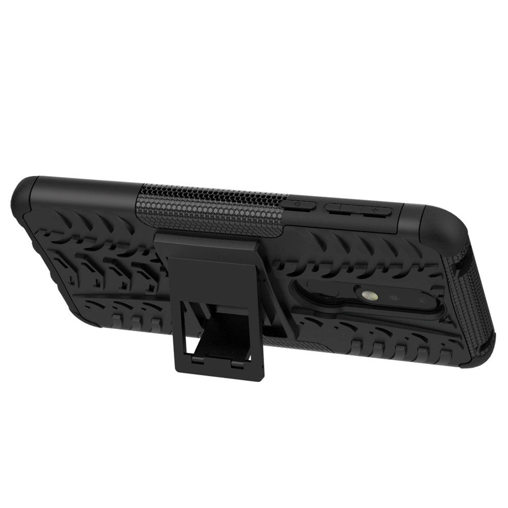 Nokia 7.1 Cool Tire Tough Case m. StålSvart