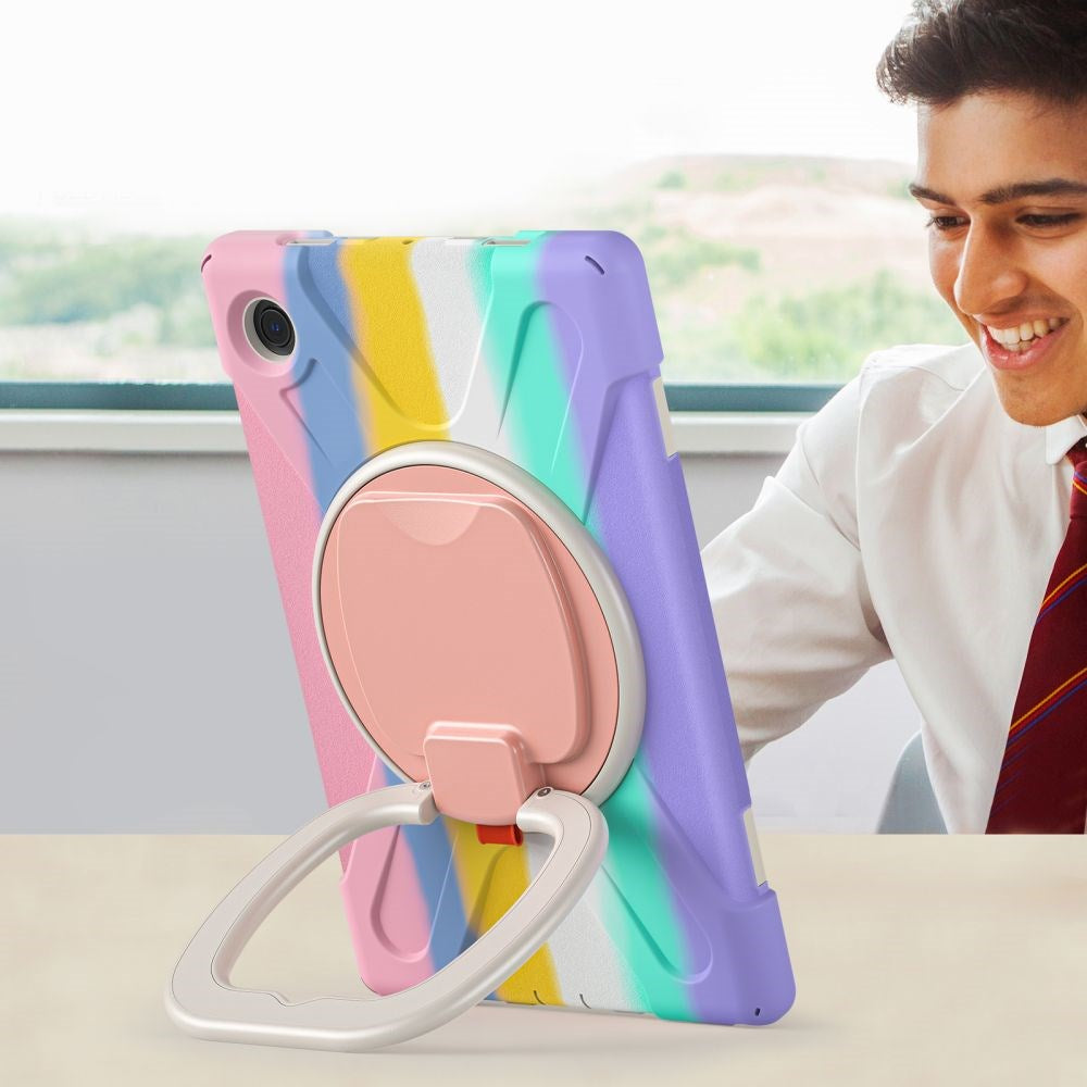 Samsung Galaxy Tab A8 10.5" Tech-Protect X-Armor Skal med Stativfunktion - Flerfärgad