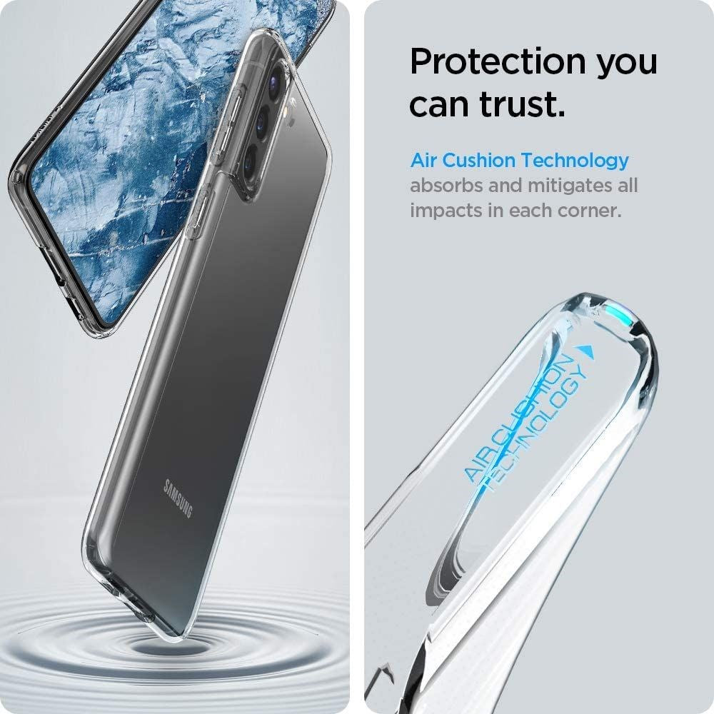 Samsung Galaxy S21 Spigen Liquid Crystal Skal - Transparent