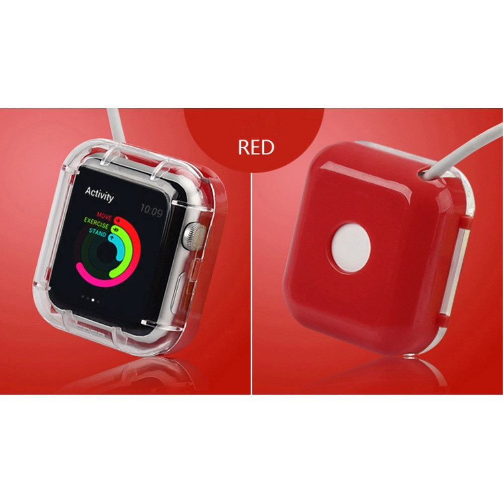 Apple Watch Series 1/2/3 (38mm och 42mm) Laddningsskal - Röd