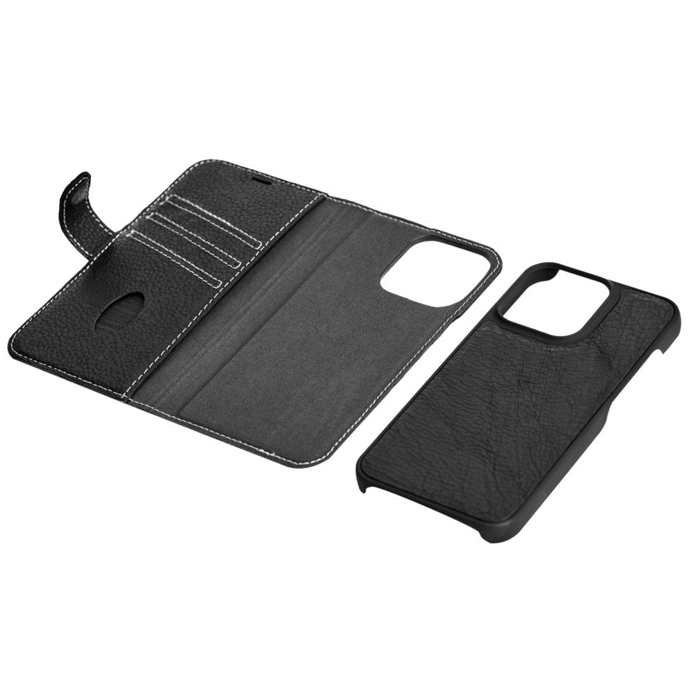 iPhone 13 Pro Max Essentials 2-i-1 Läder Fodral - Svart