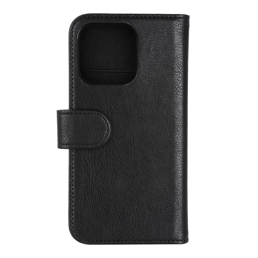 iPhone 14 Pro Essentials 2-i-1 Konstläder Fodral - Svart