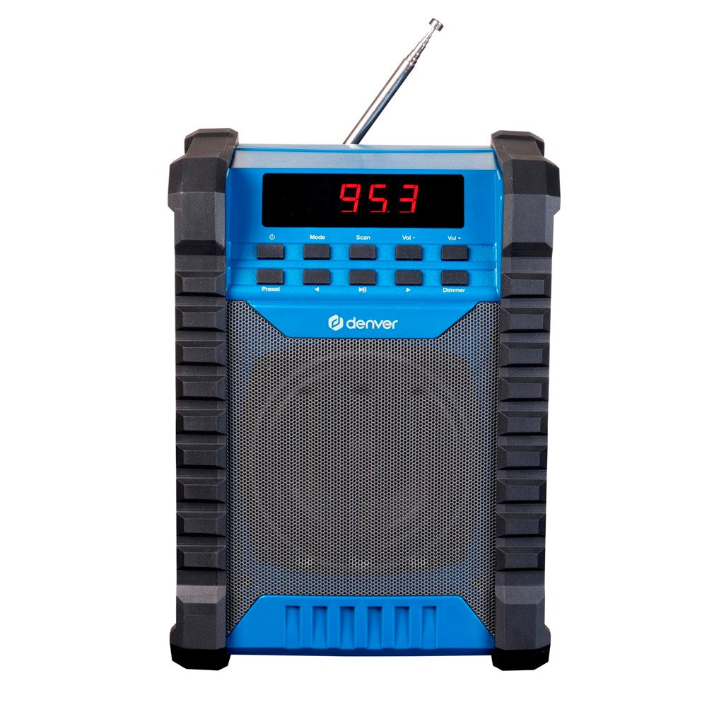 Denver Trådlös Bluetooth Hantverkare Högtalare - Svart / Blå