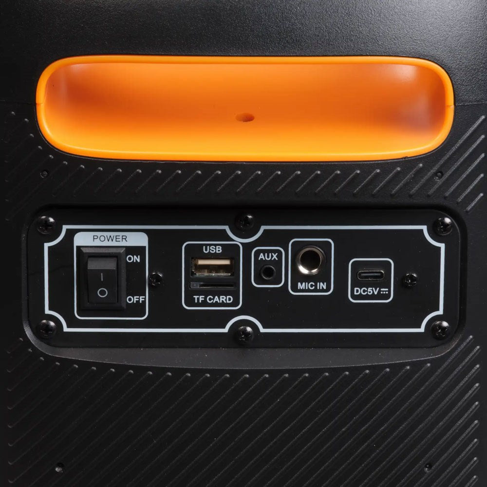 Denver BPS-165 Bluetooth Högtalare m. Inbyggt Ljus - Svart