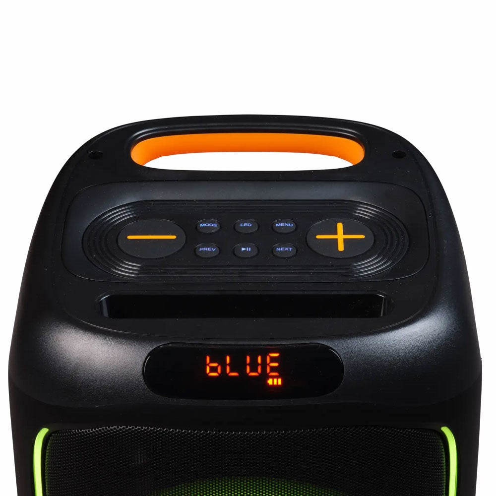Denver BPS-165 Bluetooth Högtalare m. Inbyggt Ljus - Svart