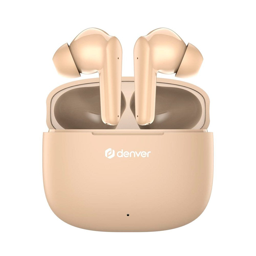 Denver True Wireless Hörlurar - In-Ear - Beige