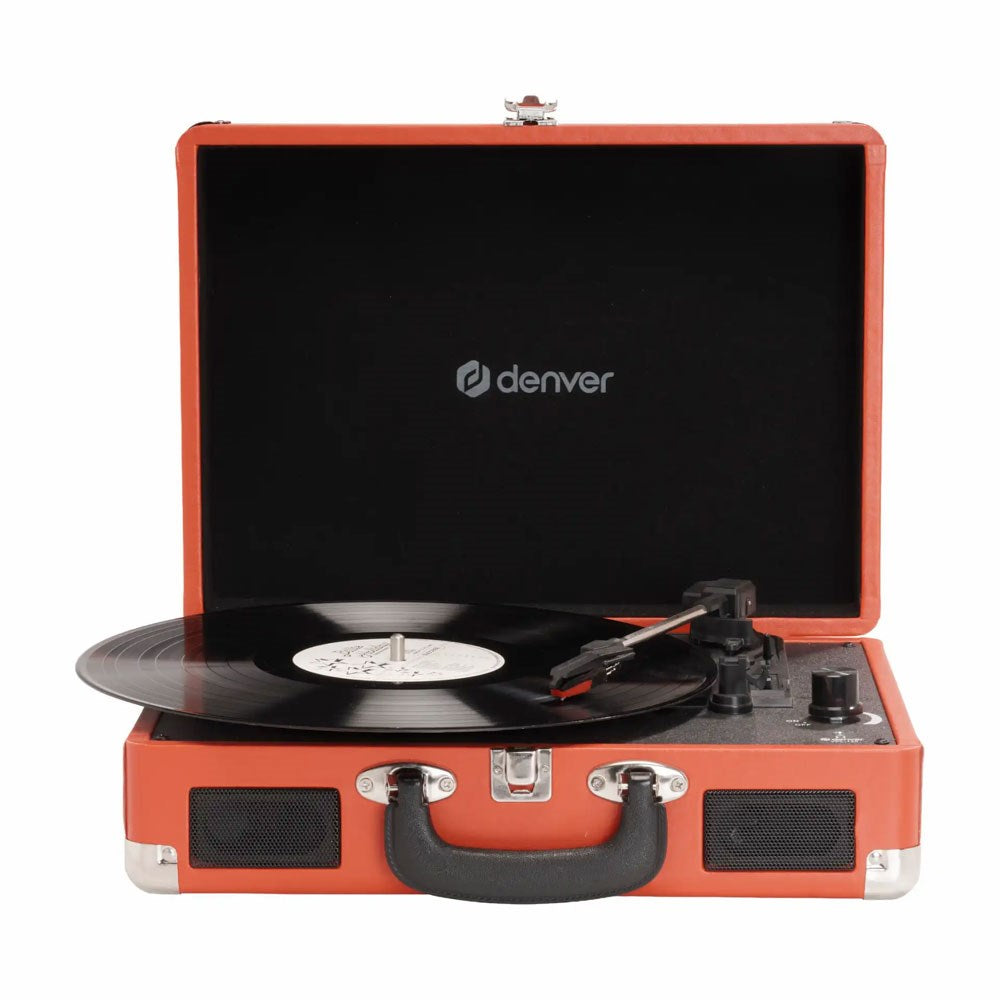 Denver VPL-120 Vintage USB Skivspelare - Röd