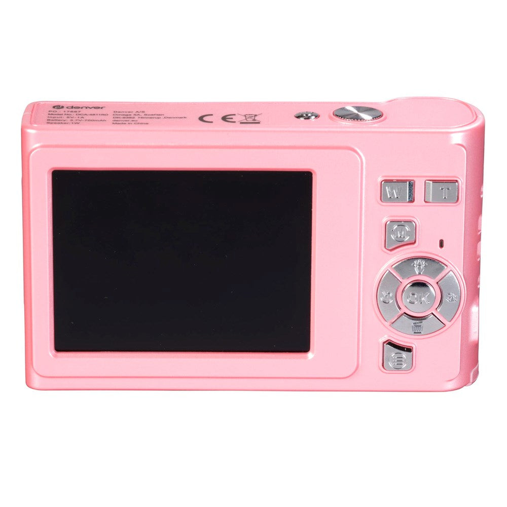Denver Digitalkamera - 5 Megapixel & 2,8" LCD-Skärm - Rosa