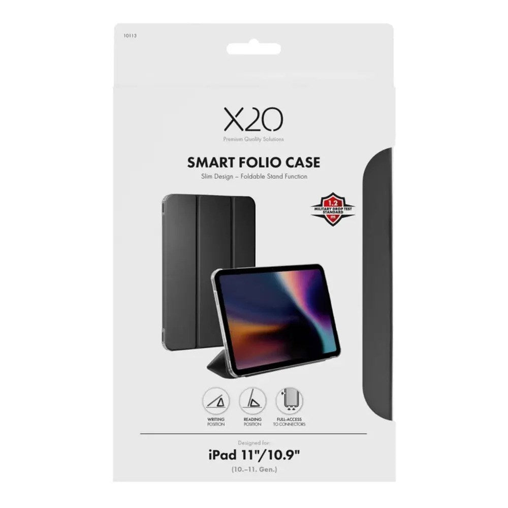 iPad 11" (2026 / 2025) / 10.9" (2024 / 2022) X2O Smart Folio Fodral - Rosa