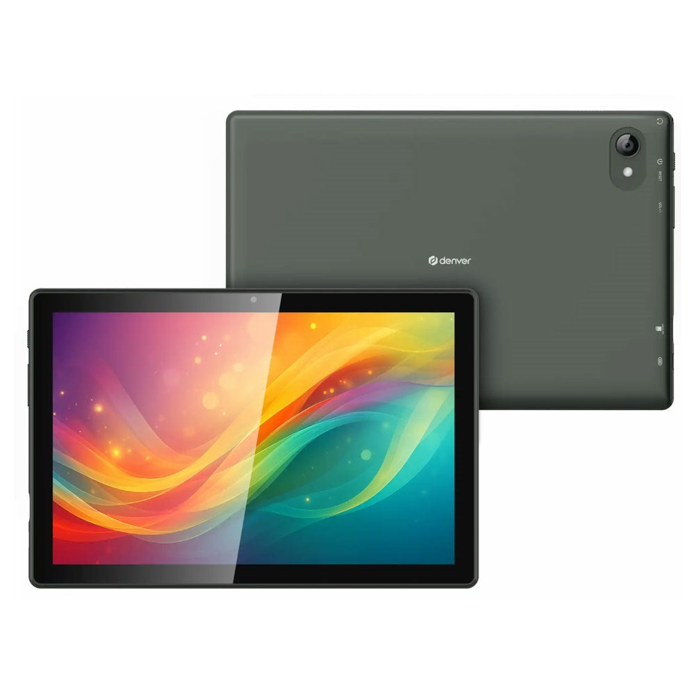 Denver TIO-10525 Surfplatta 10" med Android 16 - 4 RAM & 64 GB - 5 000 mAh - 2/5 MP Kamera - Grå