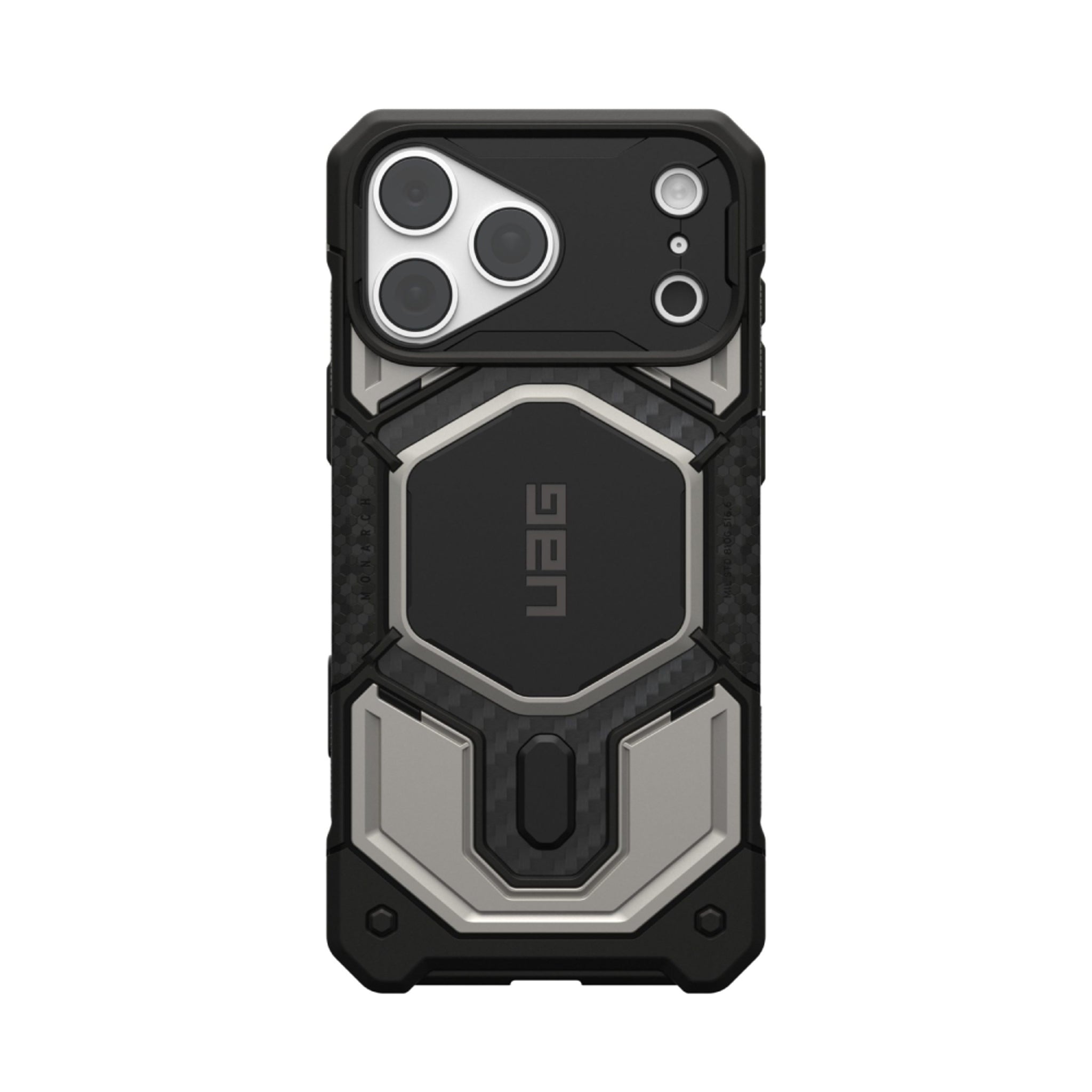 iPhone 18 Pro Max / 17 Pro Max UAG Monarch Pro Skal - MagSafe Kompatibel - Titanium