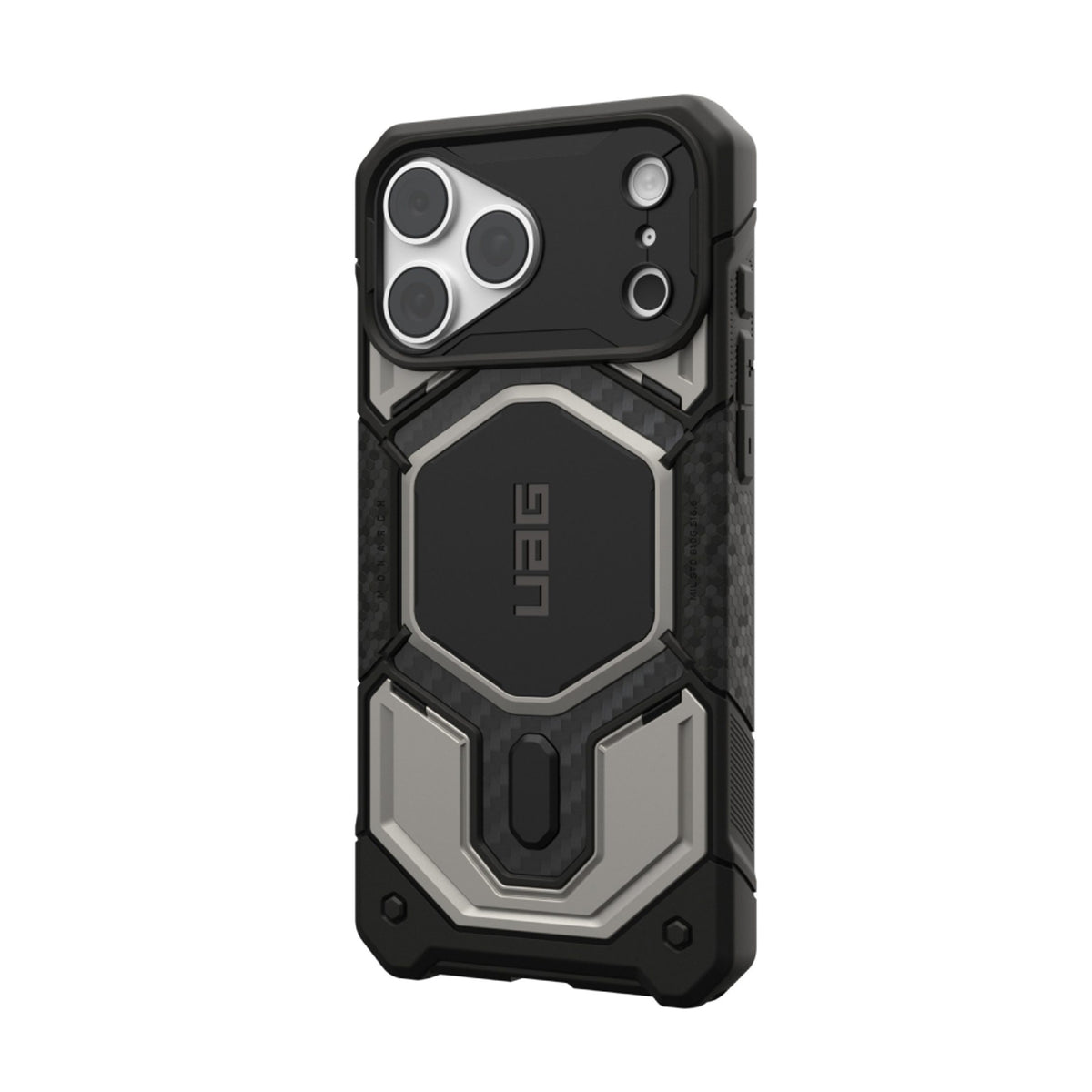 iPhone 18 Pro Max / 17 Pro Max UAG Monarch Pro Skal - MagSafe Kompatibel - Titanium