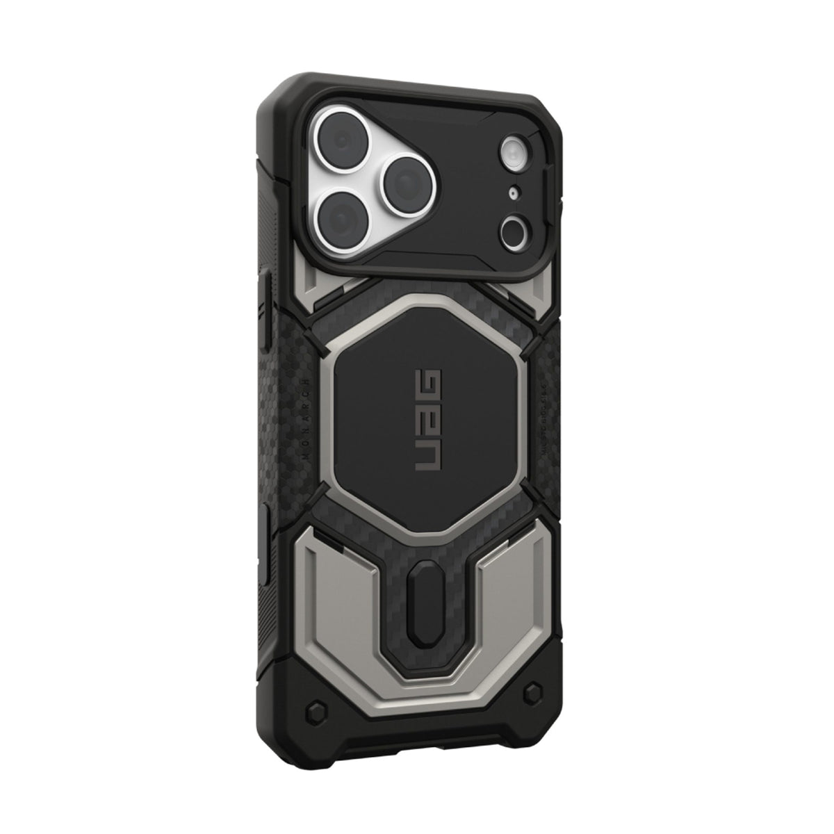 iPhone 18 Pro Max / 17 Pro Max UAG Monarch Pro Skal - MagSafe Kompatibel - Titanium