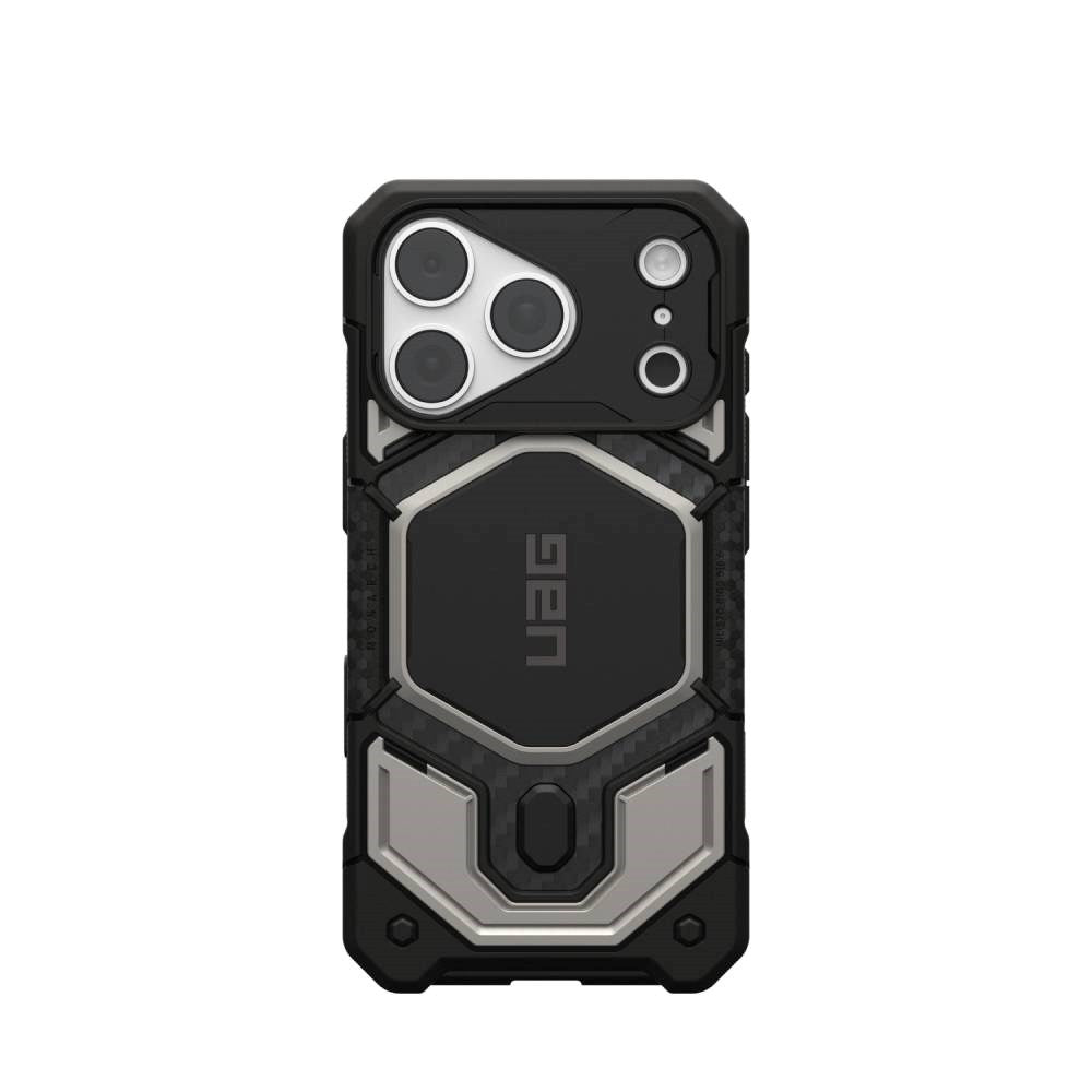 iPhone 18 Pro / 17 Pro UAG Monarch Pro Skal - MagSafe Kompatibel - Titanium