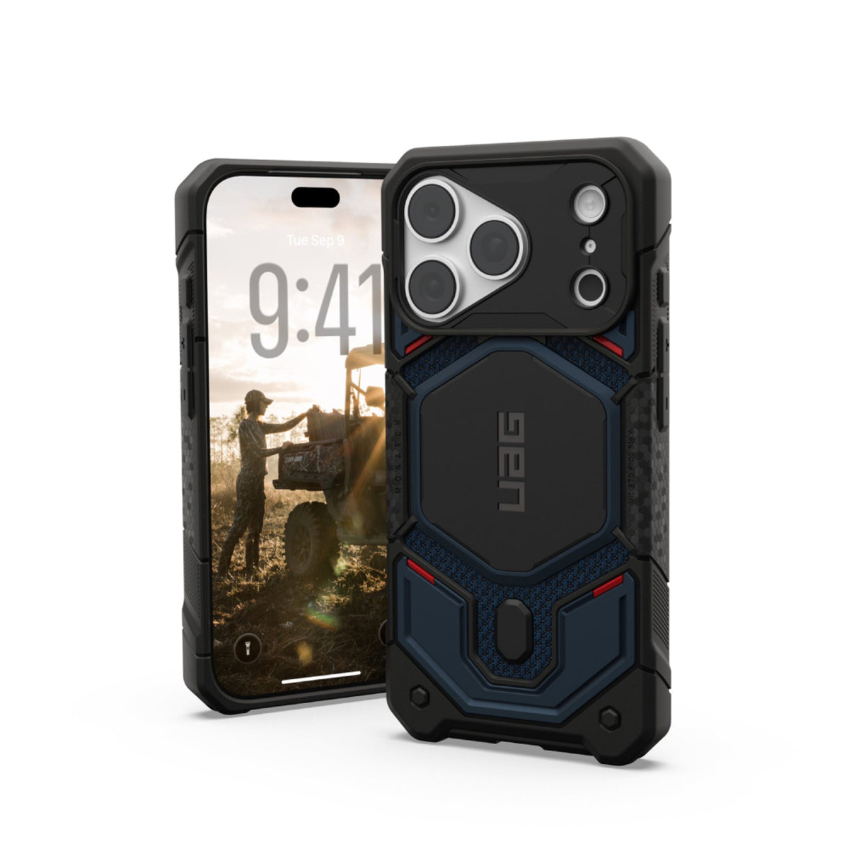 iPhone 18 Pro / 17 Pro UAG Monarch Pro Skal - MagSafe Kompatibel - Kevlar Mallard