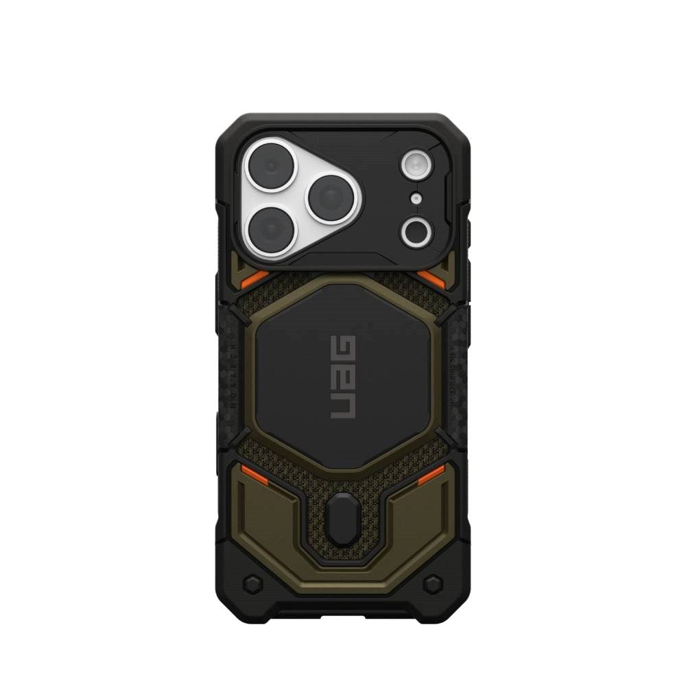 iPhone 18 Pro / 17 Pro UAG Monarch Pro Skal - MagSafe Kompatibel - Kevlar Element Green