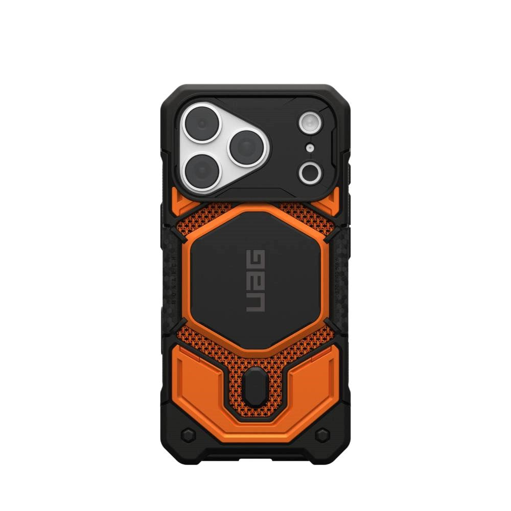 iPhone 18 Pro / 17 Pro UAG Monarch Pro Skal - MagSafe Kompatibel - Kevlar Burnt Orange