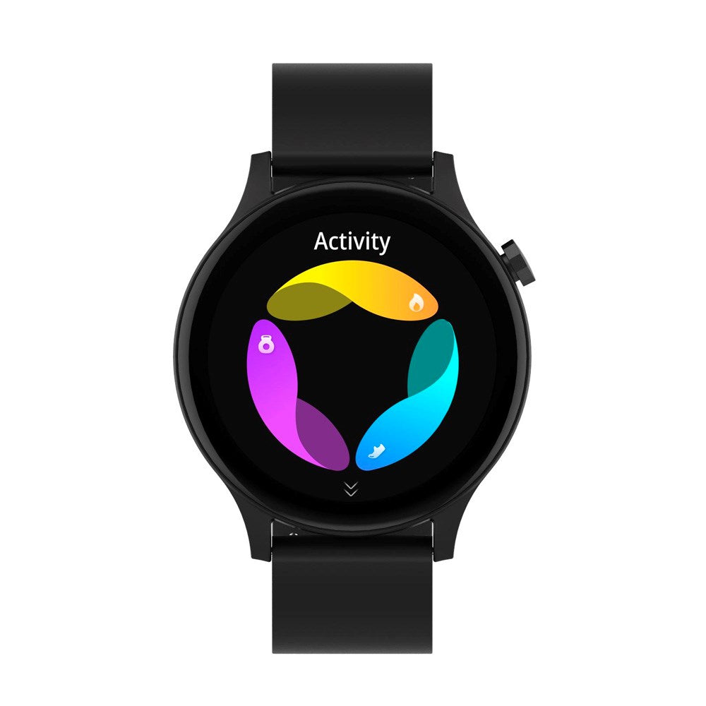 Denver Bluetooth Smartklocka med Inbyggd Hälsospårning & Röststyrning - Svart