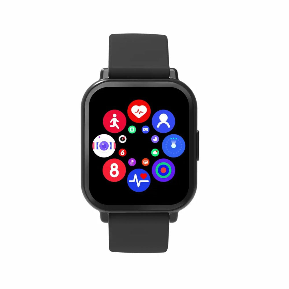 Denver SWC-176B Smartklocka med Sömn- och Fitnesstracker - Silikonarmband - Svart