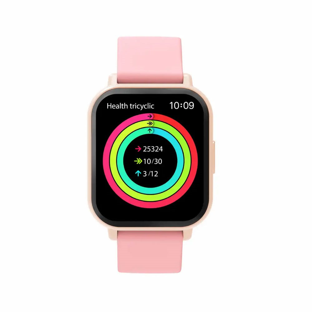 Denver SWC-176RO Smartklocka med Sömn- och Fitnesstracker - Silikonarmband - Rosa