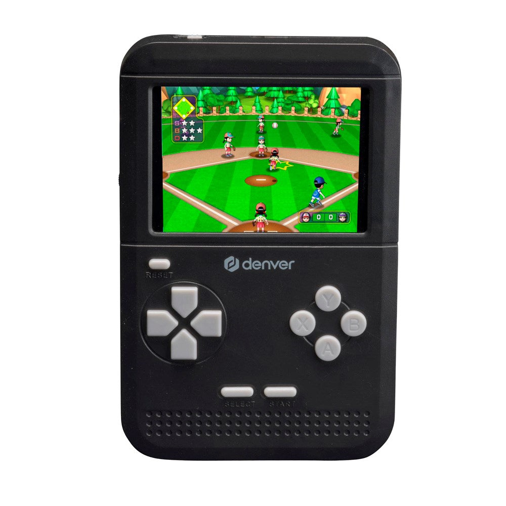 Denver GMP-322 Gamepad - Spelkonsol med 150 Inbyggda Spel - Svart