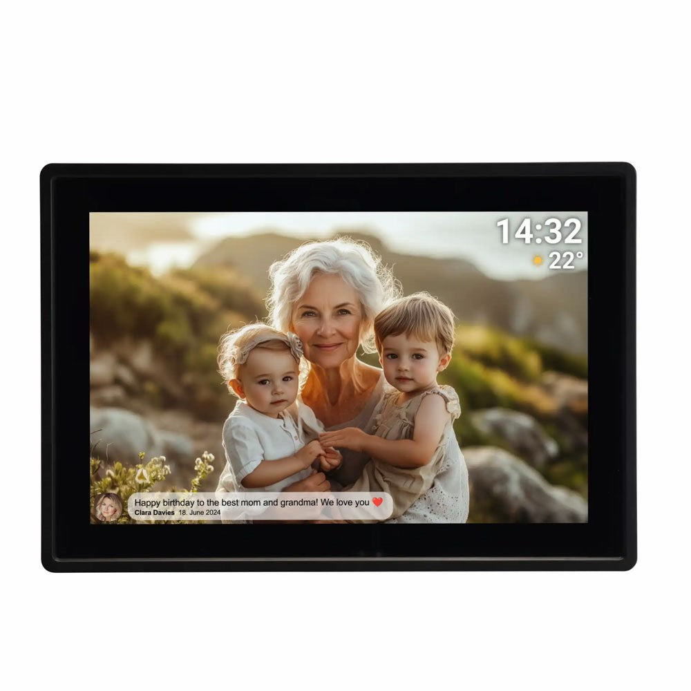 Denver PFF-1021 10.1" Digital Frameo WiFi Digital Fotoram - 1280x800 / 16GB - Svart