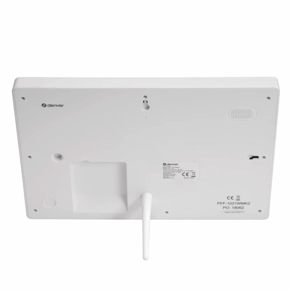 Denver PFF-1021 10.1" Digital Frameo WiFi Digital Fotoram - 1280x800 / 16GB - Vit