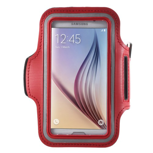 Samsung Galaxy S6 / S6 kant armbandsröd