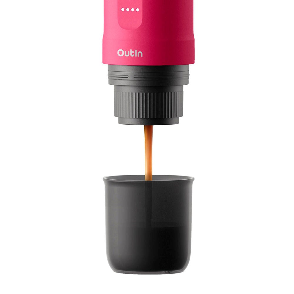 OutIn Nano Bärbar Espressomaskin - Fuchsia Pink
