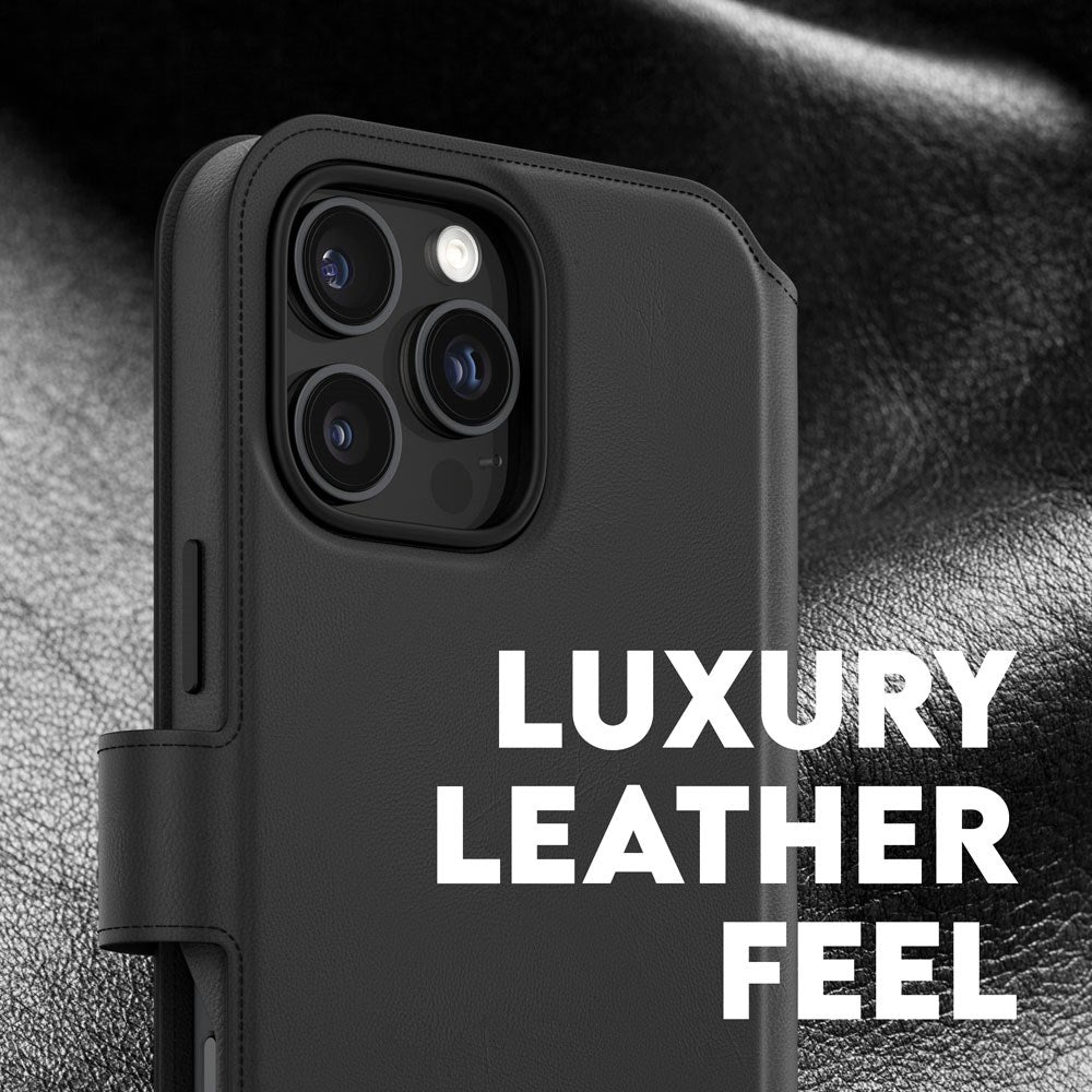 CARE by PanzerGlass iPhone 16 Pro Max Feature Tango 2-i-1 Skal med Plånbok - Svart