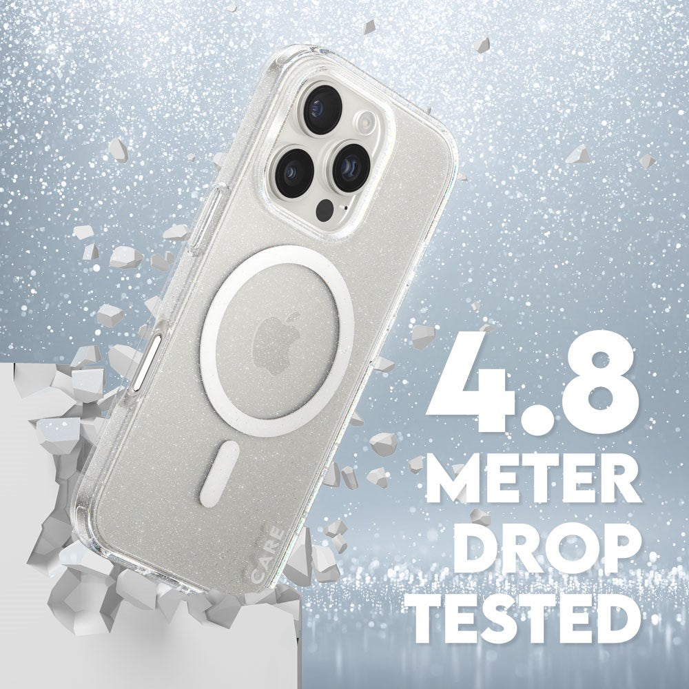 CARE by PanzerGlass iPhone 16 Pro FLAGSHIP Urban Combat Skal - MagSafe Kompatibel -Star Lit / White