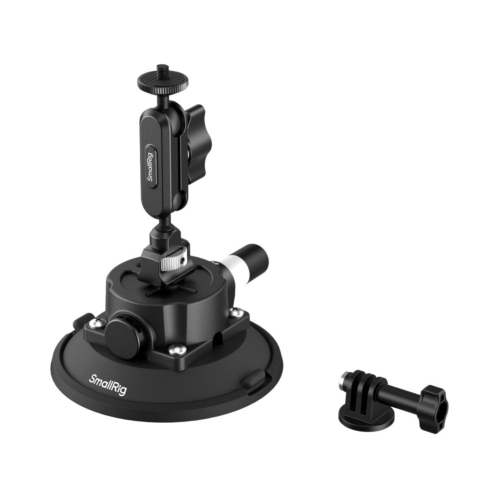 SmallRig 5855 4.5" Sugkopp Fäste för Action Kamera - Svart