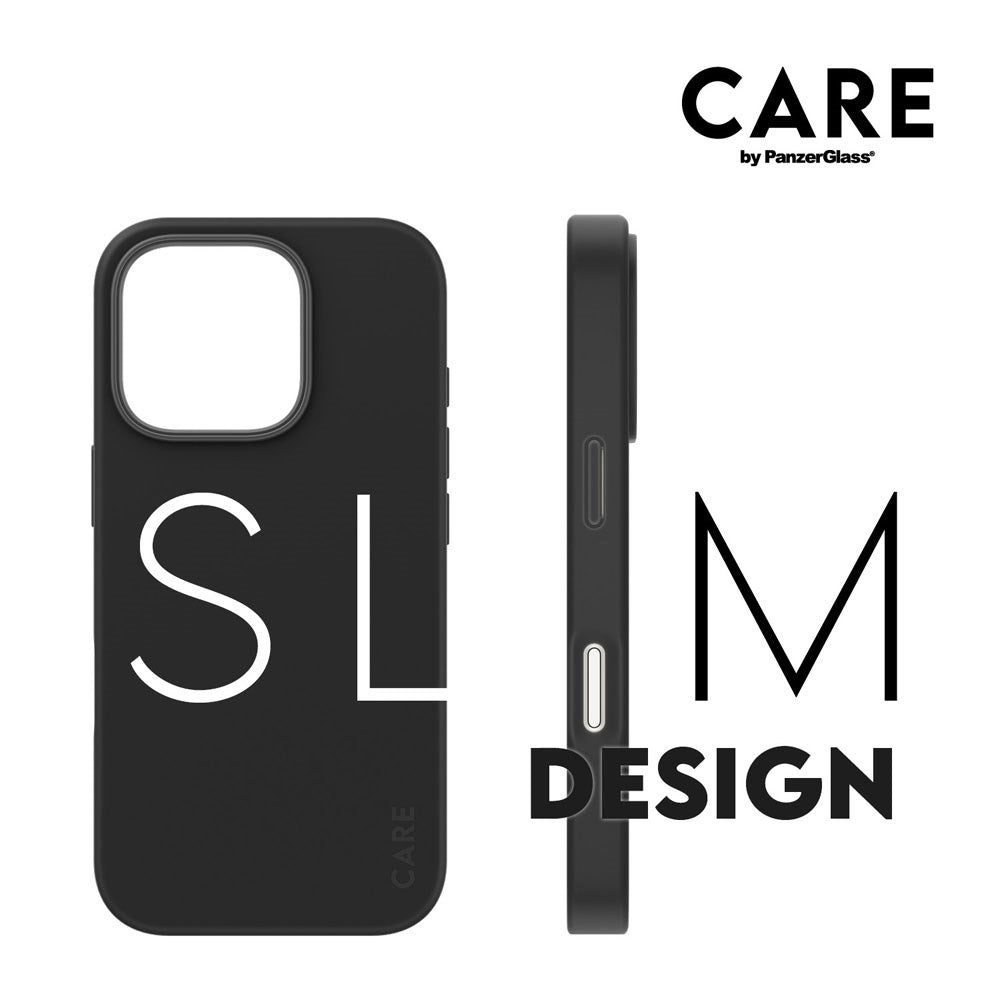 CARE by PanzerGlass iPhone 16 Pro FASHION Fearlessly Fashionable Skal - MagSafe Kompatibel - Black