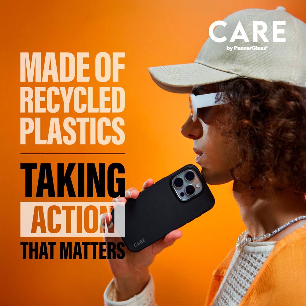 CARE by PanzerGlass iPhone 16 Plus FASHION Fearlessly Fashionable Skal - MagSafe Kompatibel - Black