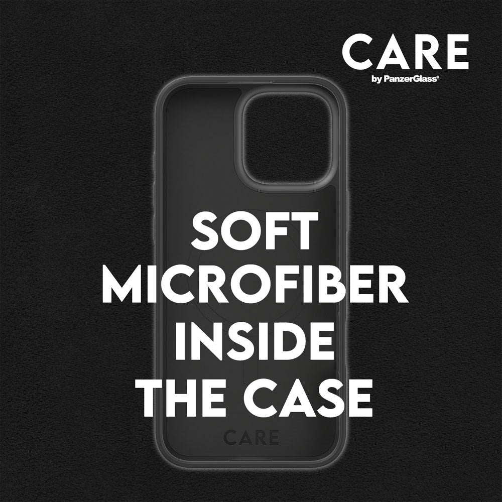 CARE by PanzerGlass iPhone 16 Pro Max FASHION Fearlessly Fashionable Skal - MagSafe Kompatibel - Black