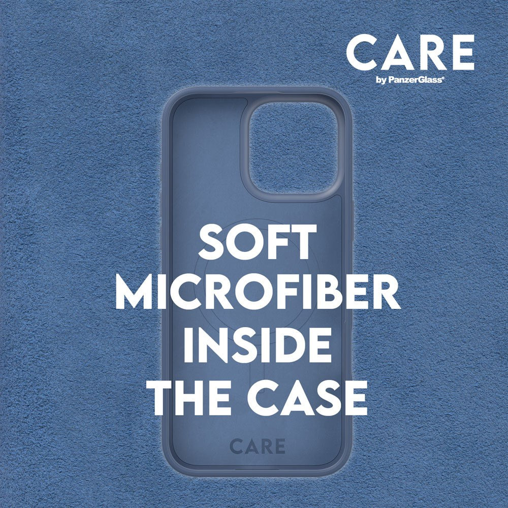 CARE by PanzerGlass iPhone 16 Pro Max FASHION Fearlessly Fashionable Skal - MagSafe Kompatibel - Coronet Blue