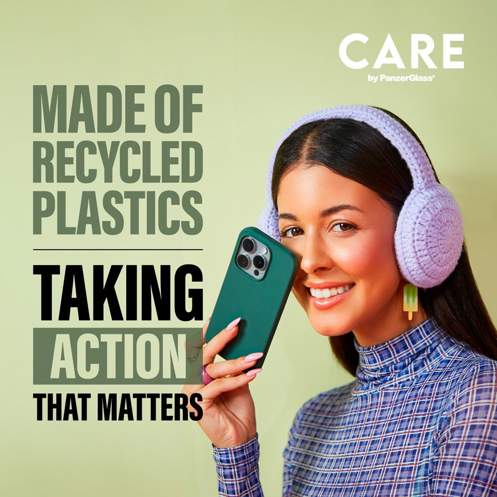 CARE by PanzerGlass iPhone 16 FASHION Fearlessly Fashionable Skal - MagSafe Kompatibel - Piquant Green