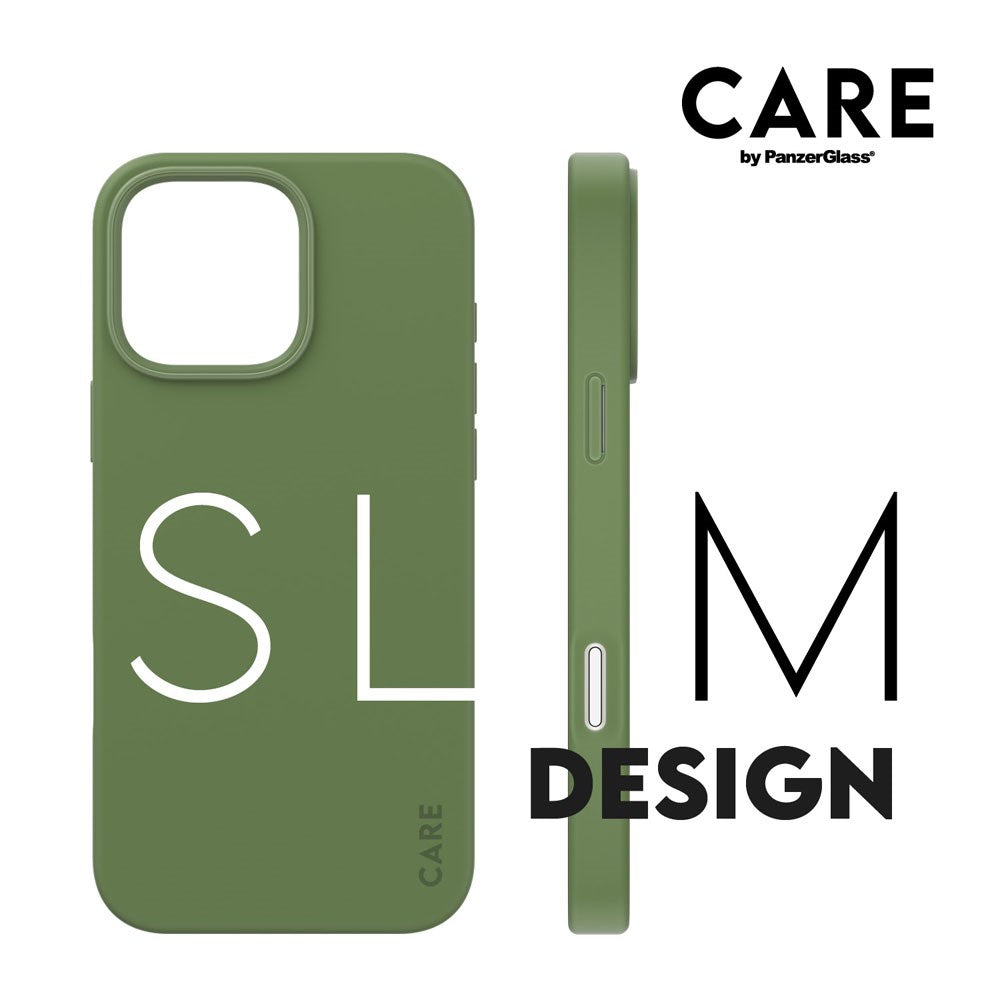 CARE by PanzerGlass iPhone 16 Pro Max FASHION Fearlessly Fashionable Skal - MagSafe Kompatibel - Piquant Green